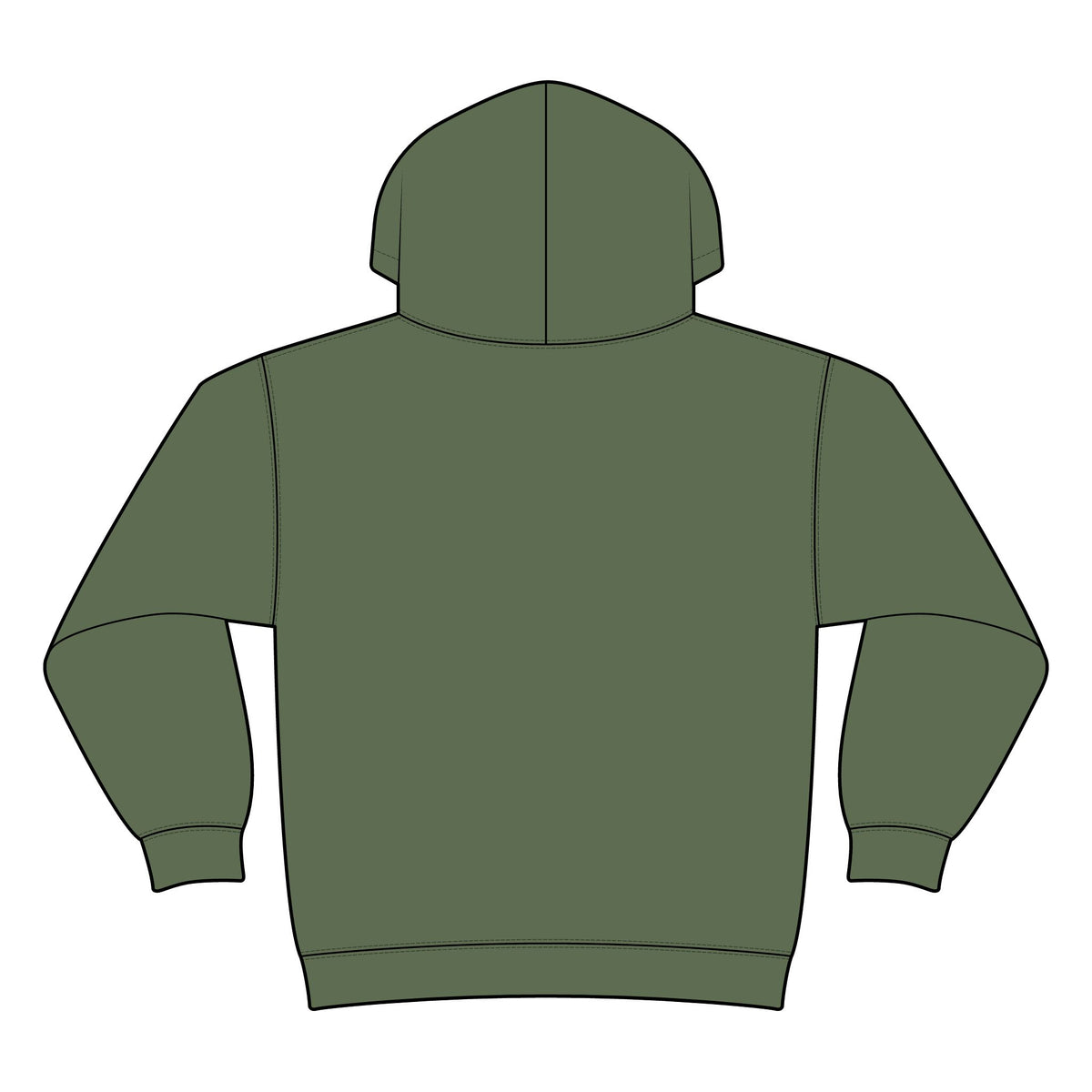 Stencil Camo Hoodie