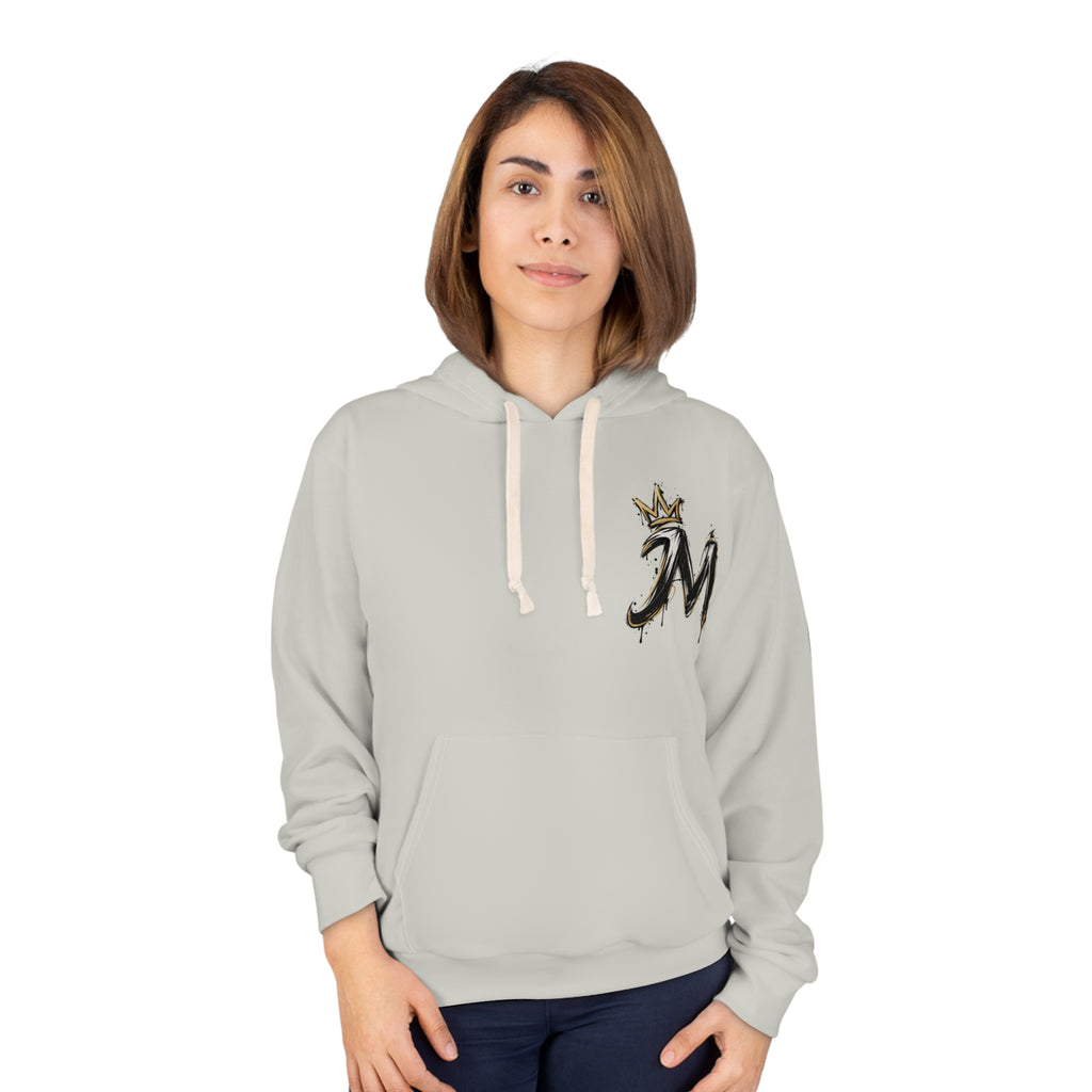 Crowned 'M' Signature Hoodie — Minimal Monogram Pullover