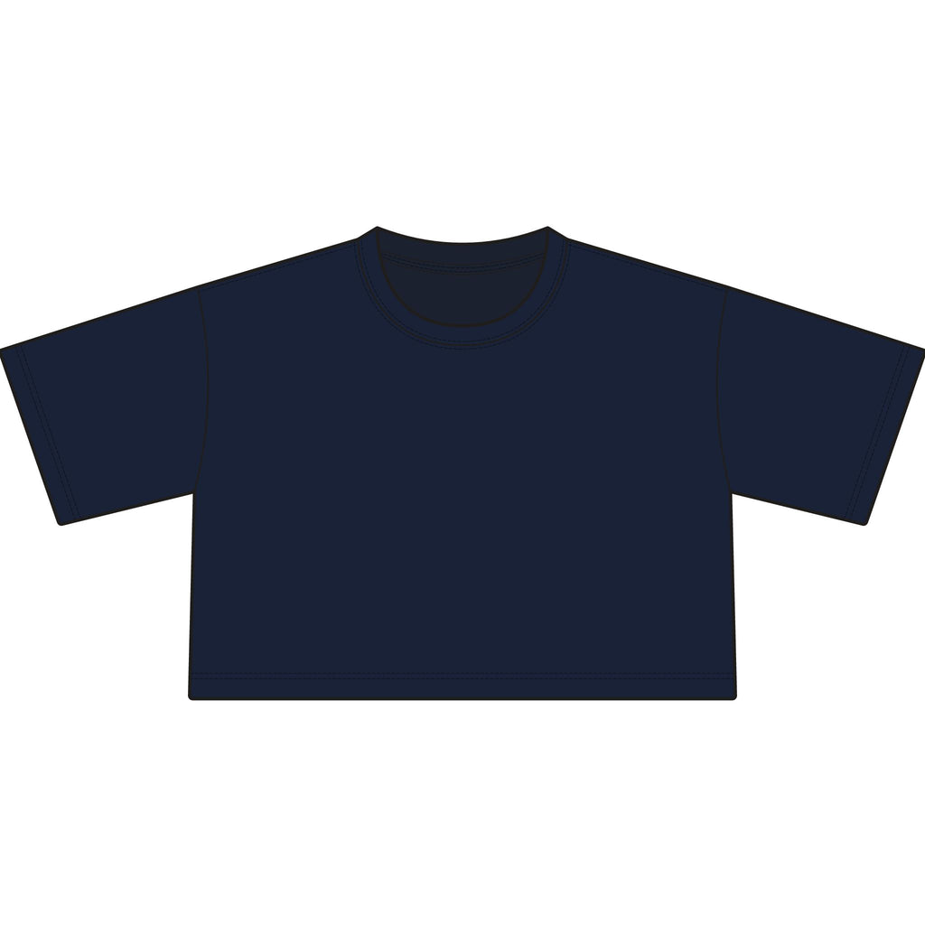 Women's Classic Crop Tee — Minimal Casual Cropped Top