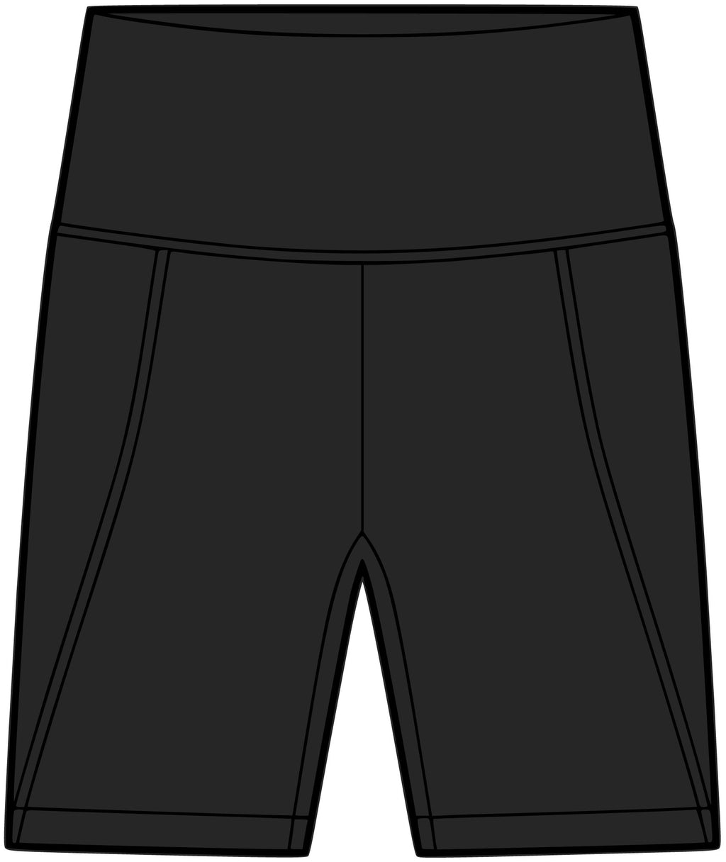 Women's High-Waist Active Bike Shorts — Comfortable Athletic Biker Shorts for Running, Gym & Everyday