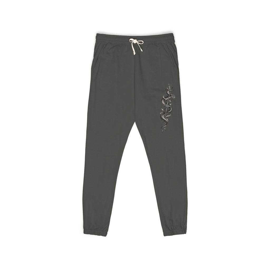Floral Spine Joggers — Botanical Side Print Sweatpants — product photo 1 of 4 | madeyourmark