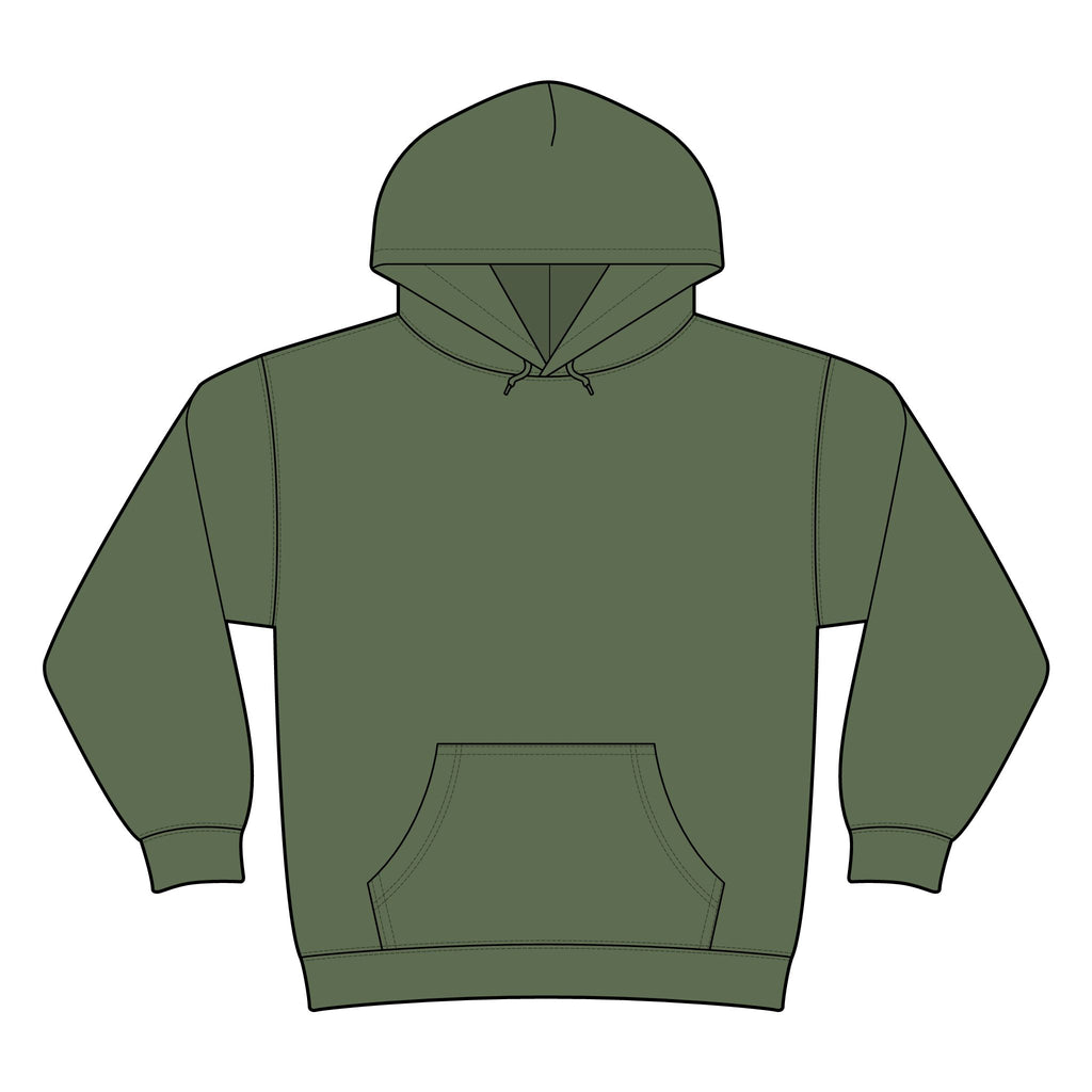 Stencil Camo Hoodie