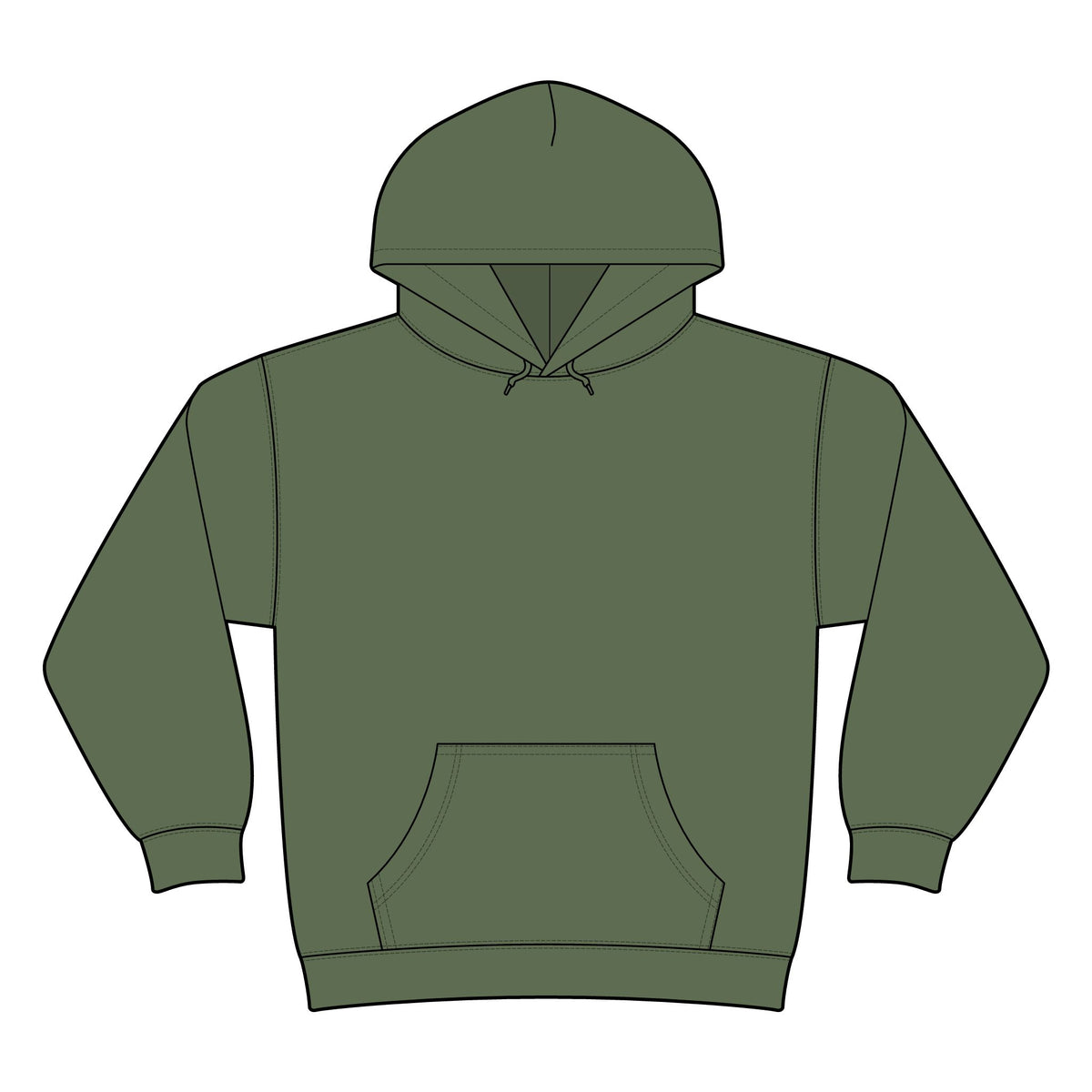 Stencil Camo Hoodie