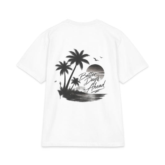 Better Days Ahead T‑Shirt — Tropical Palm Beach Graphic