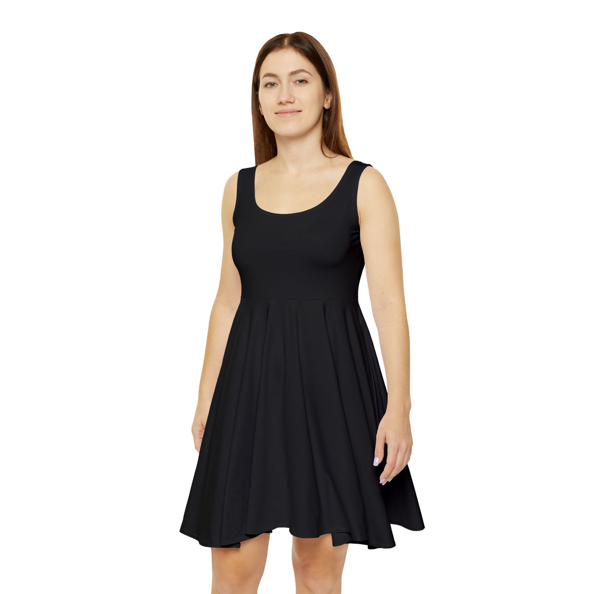 Black Skater Dress – Classic Women's A-Line Summer Dress