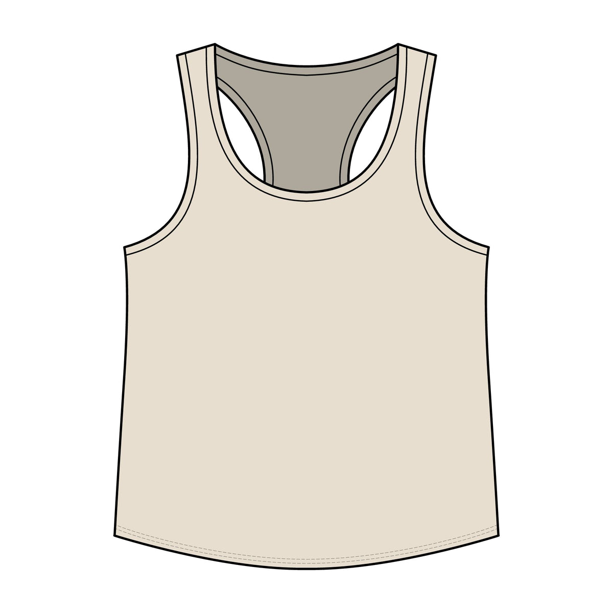 Women’s Maple Active Blend Racerback Tank – Lightweight Athletic Tank Top