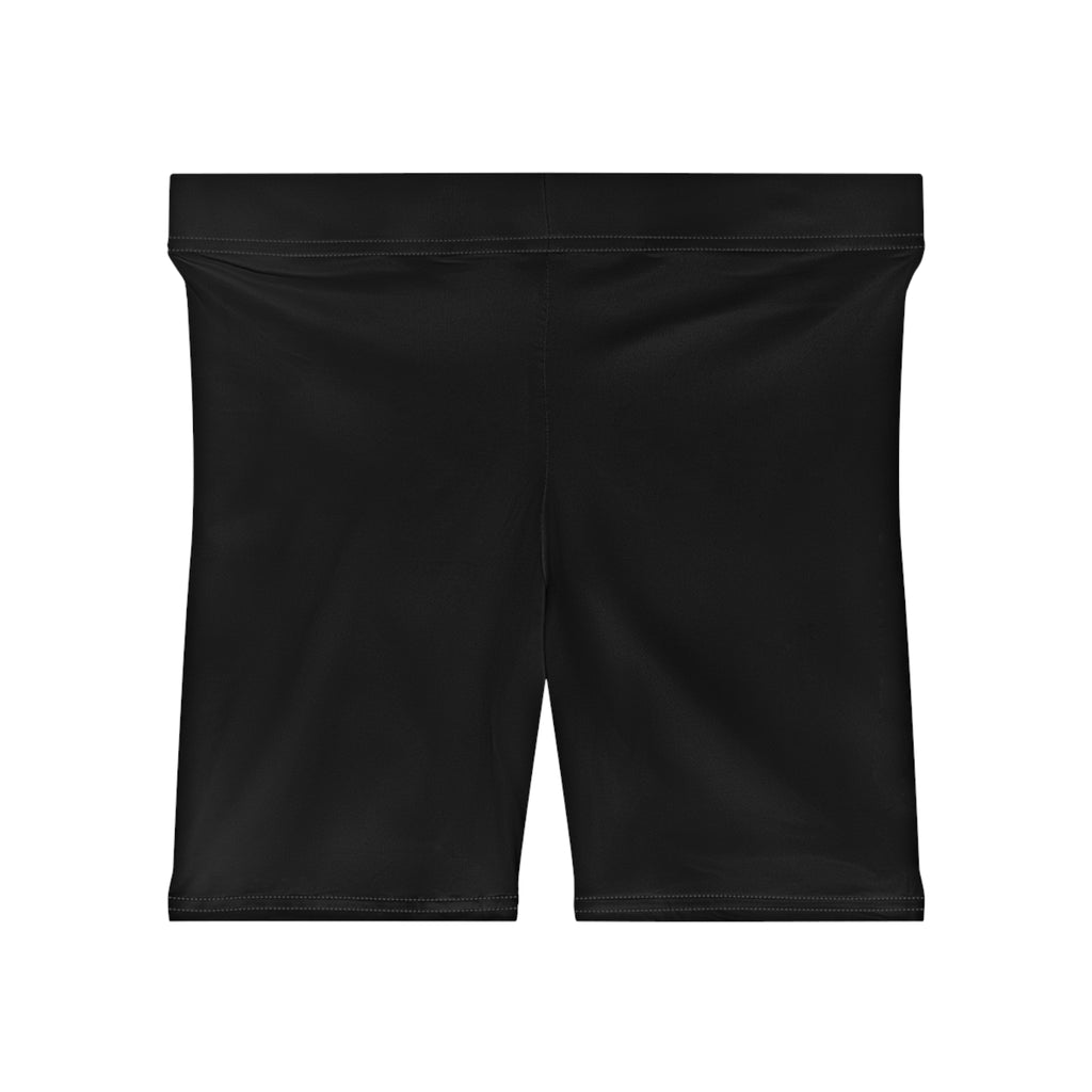 Women's Black Biker Shorts — High‑Waist Activewear