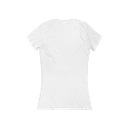 Deep V-Neck Women's Tee — Slim Jersey Short Sleeve