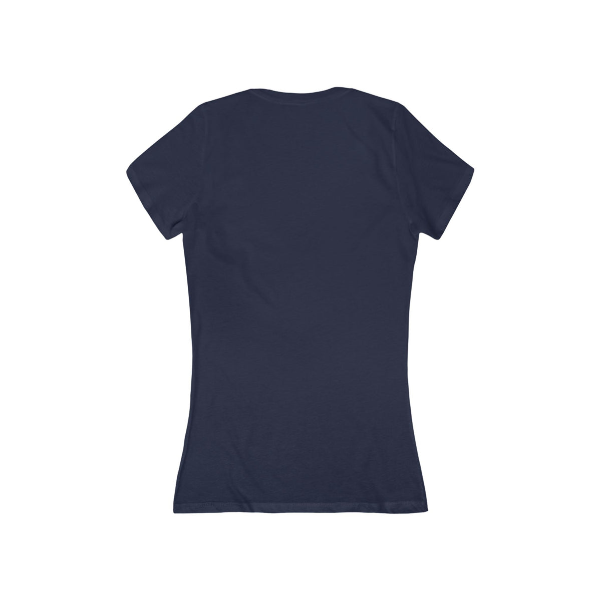 Deep V-Neck Women's Tee — Slim Jersey Short Sleeve