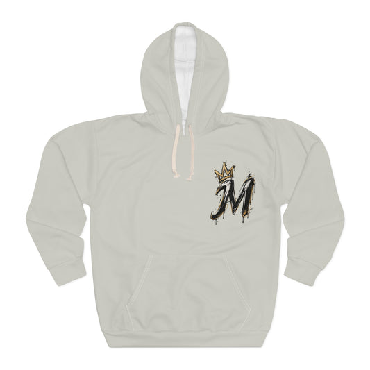 Crowned 'M' Signature Hoodie — Minimal Monogram Pullover