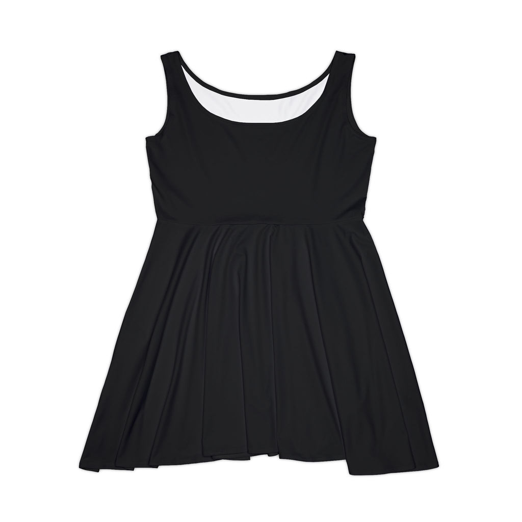 Black Skater Dress – Classic Women's A-Line Summer Dress