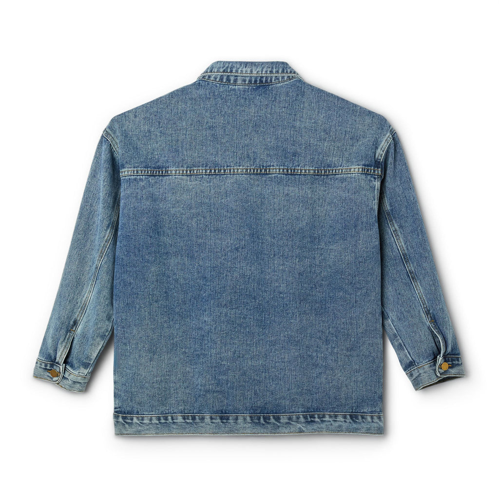 Women's Classic Denim Jacket – Vintage Wash Jean Jacket for Everyday Layering