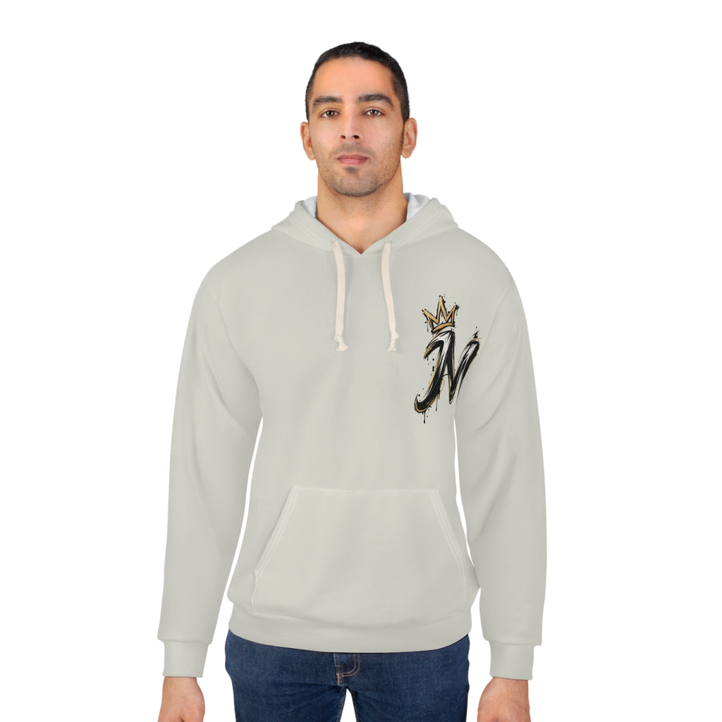Crowned 'M' Signature Hoodie — Minimal Monogram Pullover