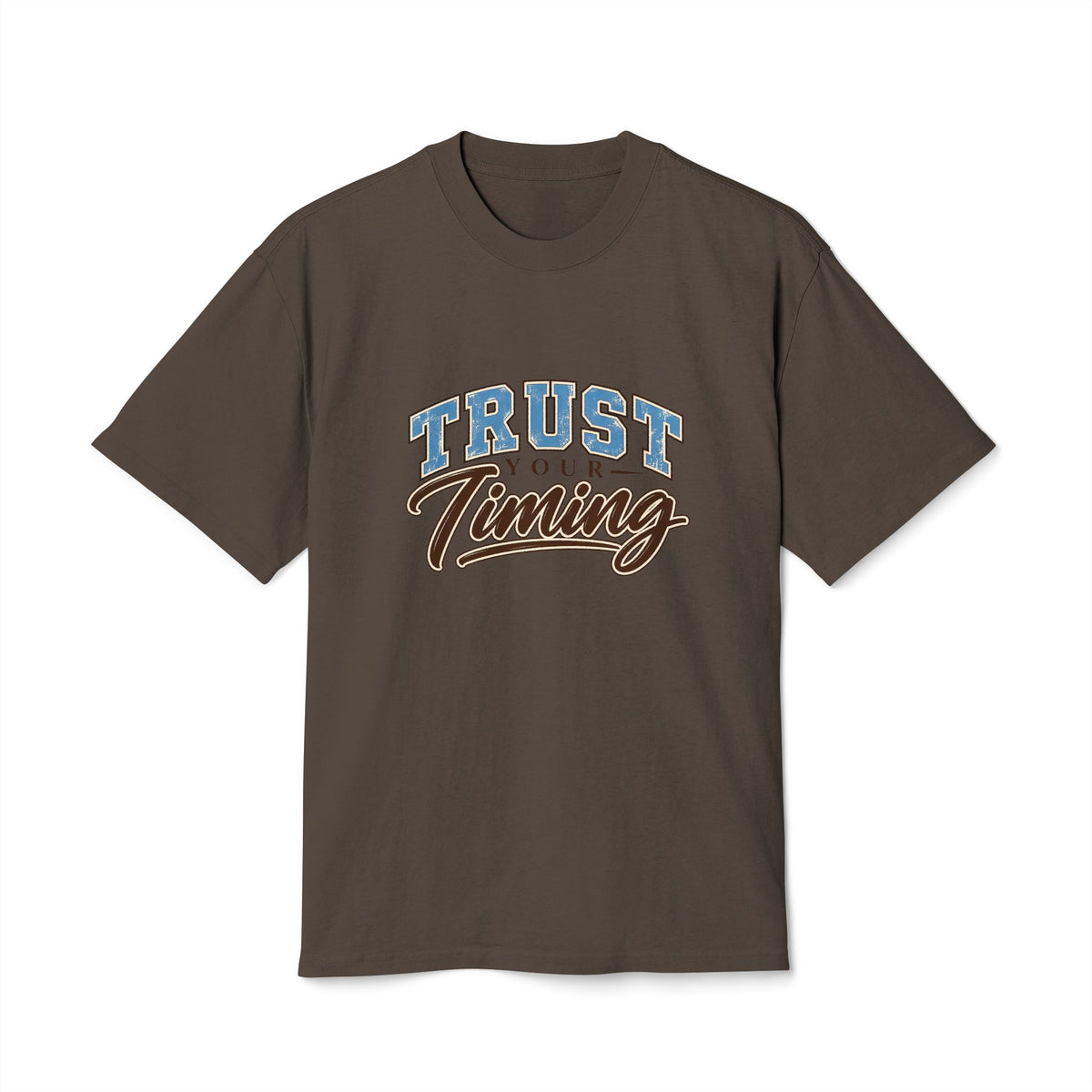 Trust Your Timing T-Shirt — Inspirational Retro Script Tee — product photo 4 of 20 | madeyourmark
