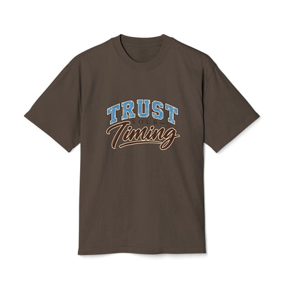 Trust Your Timing T-Shirt — Inspirational Retro Script Tee — product photo 4 of 20 | madeyourmark
