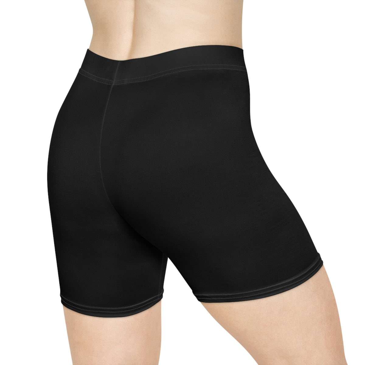 Women's Black Biker Shorts — High‑Waist Activewear