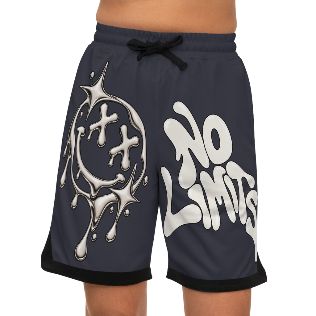 Basketball Shorts — No Limits "Good Energy" Streetwear — product photo 4 of 4 | madeyourmark