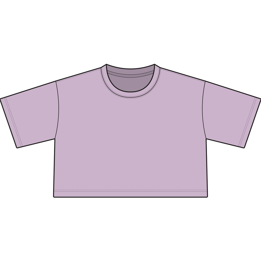Women's Classic Crop Tee — Minimal Casual Cropped Top