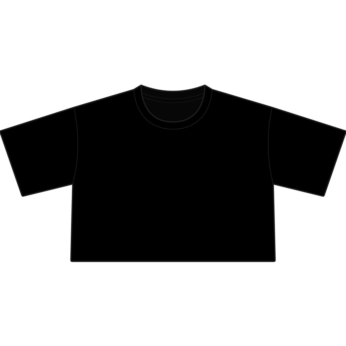 Women's Classic Crop Tee — Minimal Casual Cropped Top