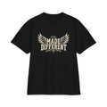 Made Different T-Shirt — 'Made Different' Graphic Tee with Wings & 'Discipline' Back Accent — product photo 3 of 20 | madeyourmark
