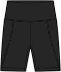Women's High-Waist Active Bike Shorts — Comfortable Athletic Biker Shorts for Running, Gym & Everyday
