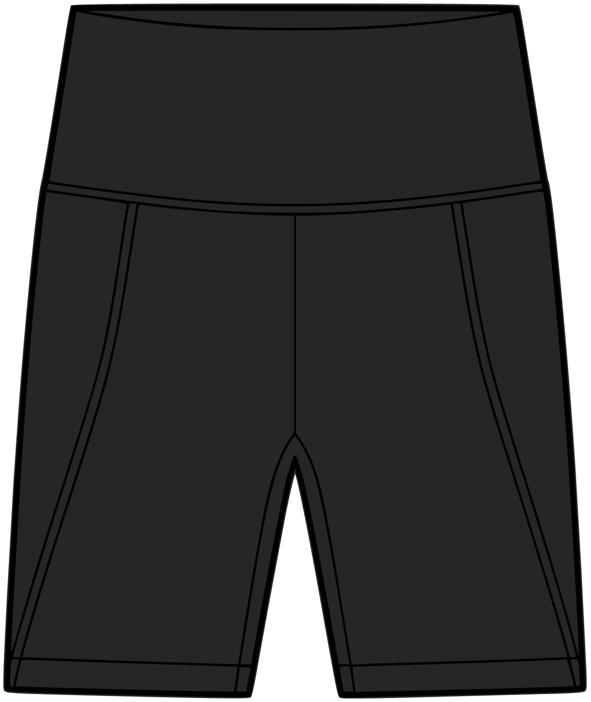 Women's High-Waist Active Bike Shorts — Comfortable Athletic Biker Shorts for Running, Gym & Everyday