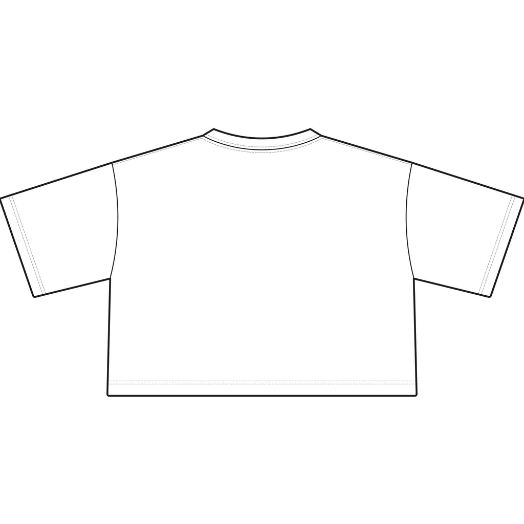 Women's Classic Crop Tee — Minimal Casual Cropped Top