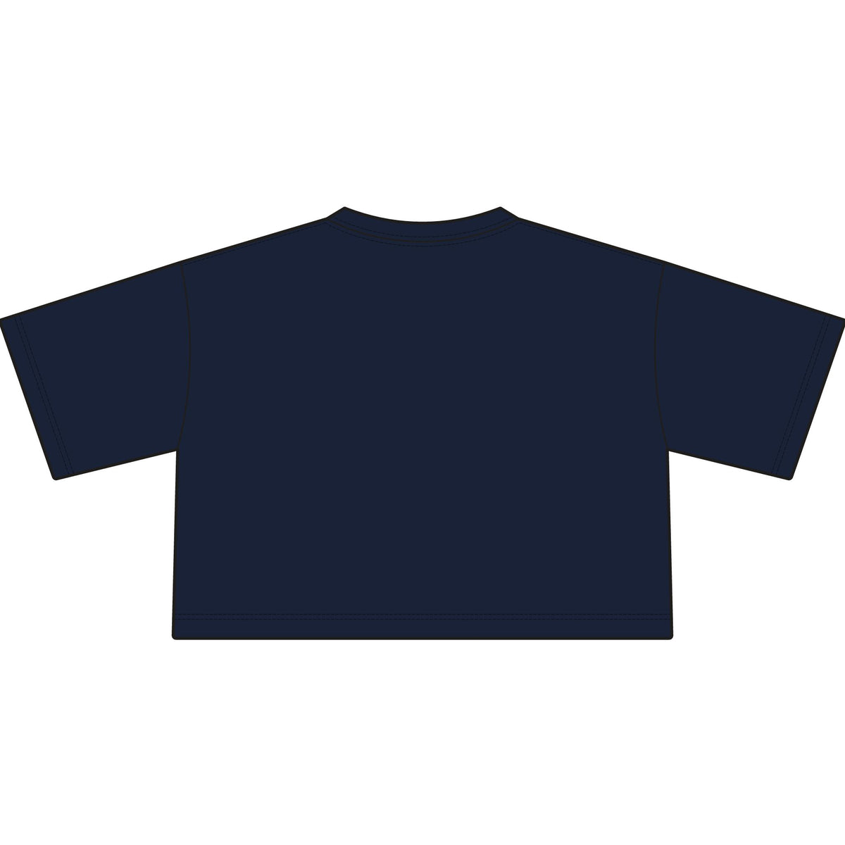 Women's Classic Crop Tee — Minimal Casual Cropped Top