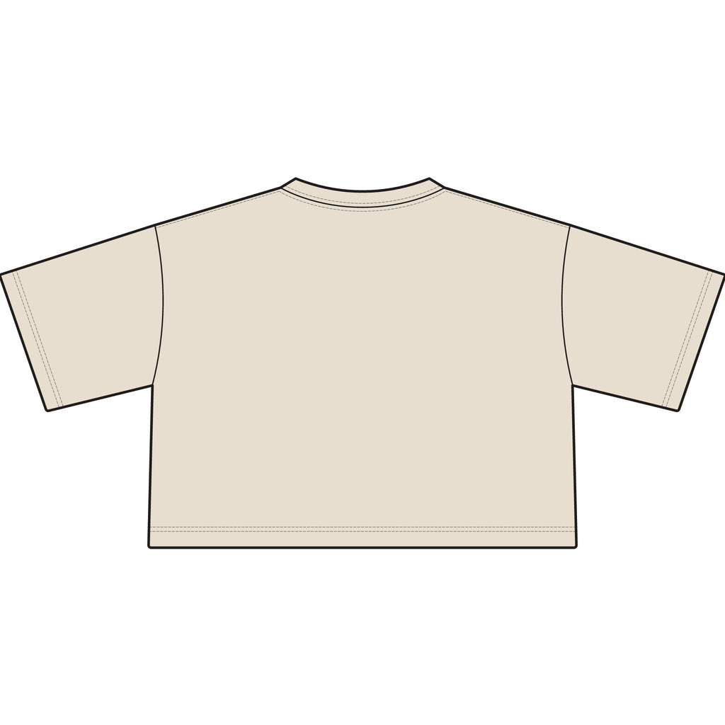 Women's Classic Crop Tee — Minimal Casual Cropped Top