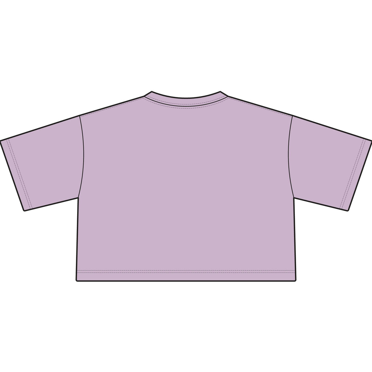 Women's Classic Crop Tee — Minimal Casual Cropped Top