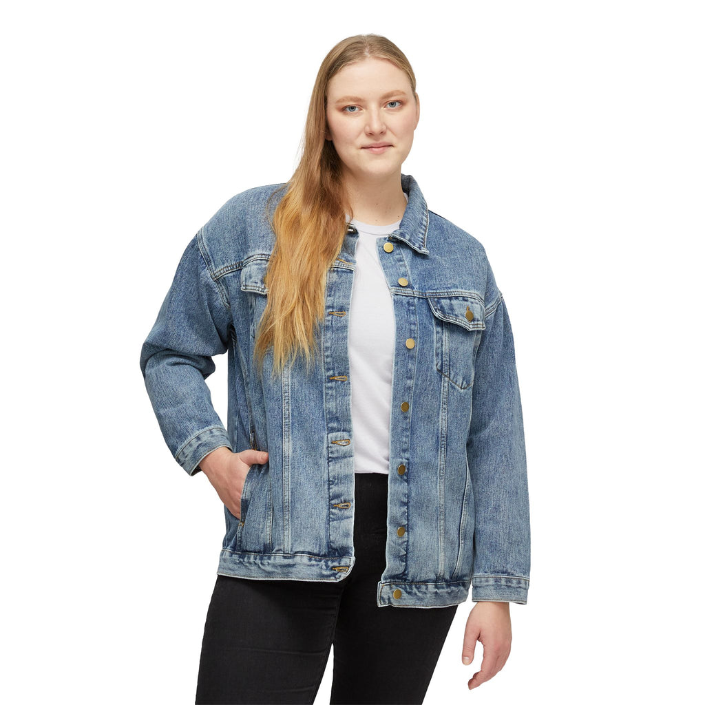 Women's Classic Denim Jacket – Vintage Wash Jean Jacket for Everyday Layering