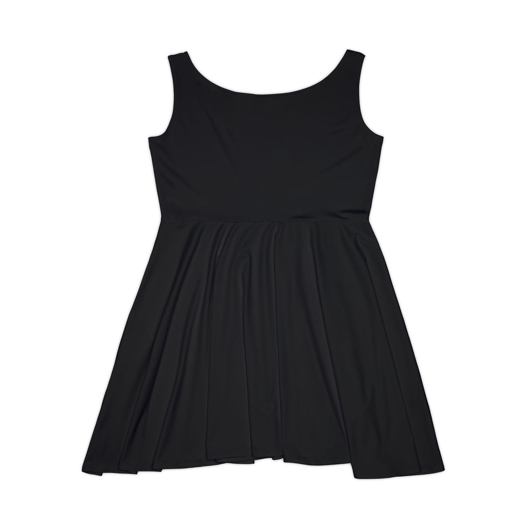 Black Skater Dress – Classic Women's A-Line Summer Dress