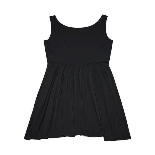 Black Skater Dress – Classic Women's A-Line Summer Dress