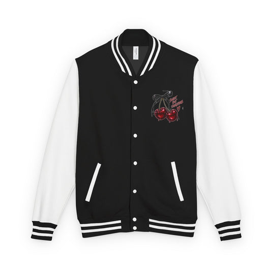 Letterman Jacket — 'Good Energy' Retro Skate Graphic Varsity Jacket — product photo 1 of 10 | madeyourmark