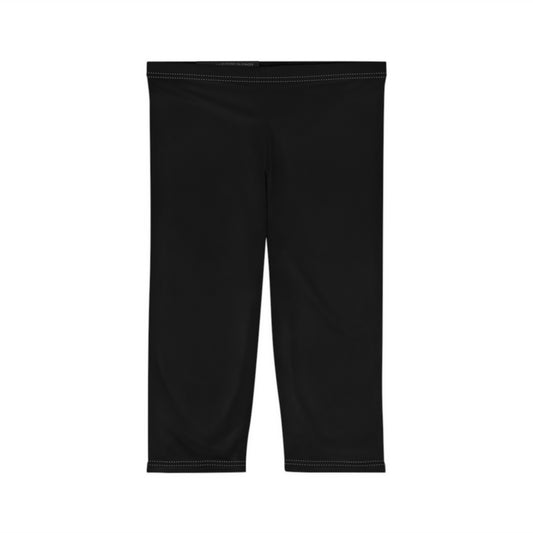 Black Capri Leggings — Women's Comfortable Everyday Activewear