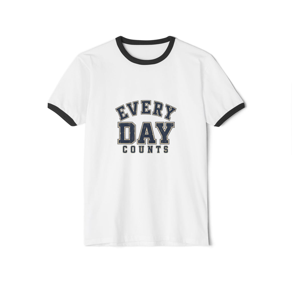 Every Day Counts Ringer T-Shirt — product photo 14 of 16 | madeyourmark