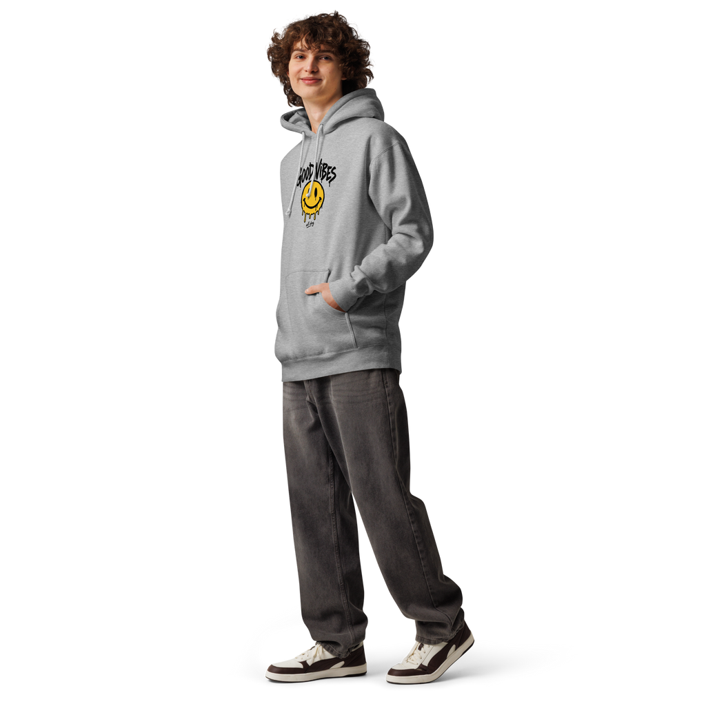 Heavyweight Pullover Hoodie — Cozy Everyday Streetwear — Left side view (alternate) | madeyourmark